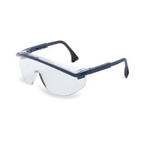 Honeywell S1299C Uvex By Sperian Astrospec 3000 Safety Glasses With Nylon Blue Frame, Clear Polycarbonate Uvextreme Anti-Fog Len